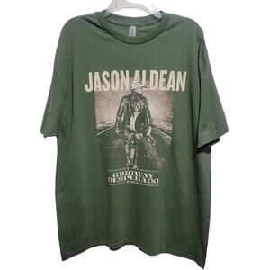 Gildan NWOT Jason Aldean Highway Desperado Tour TShirt XL